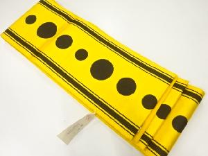 水玉模様織出し半幅帯